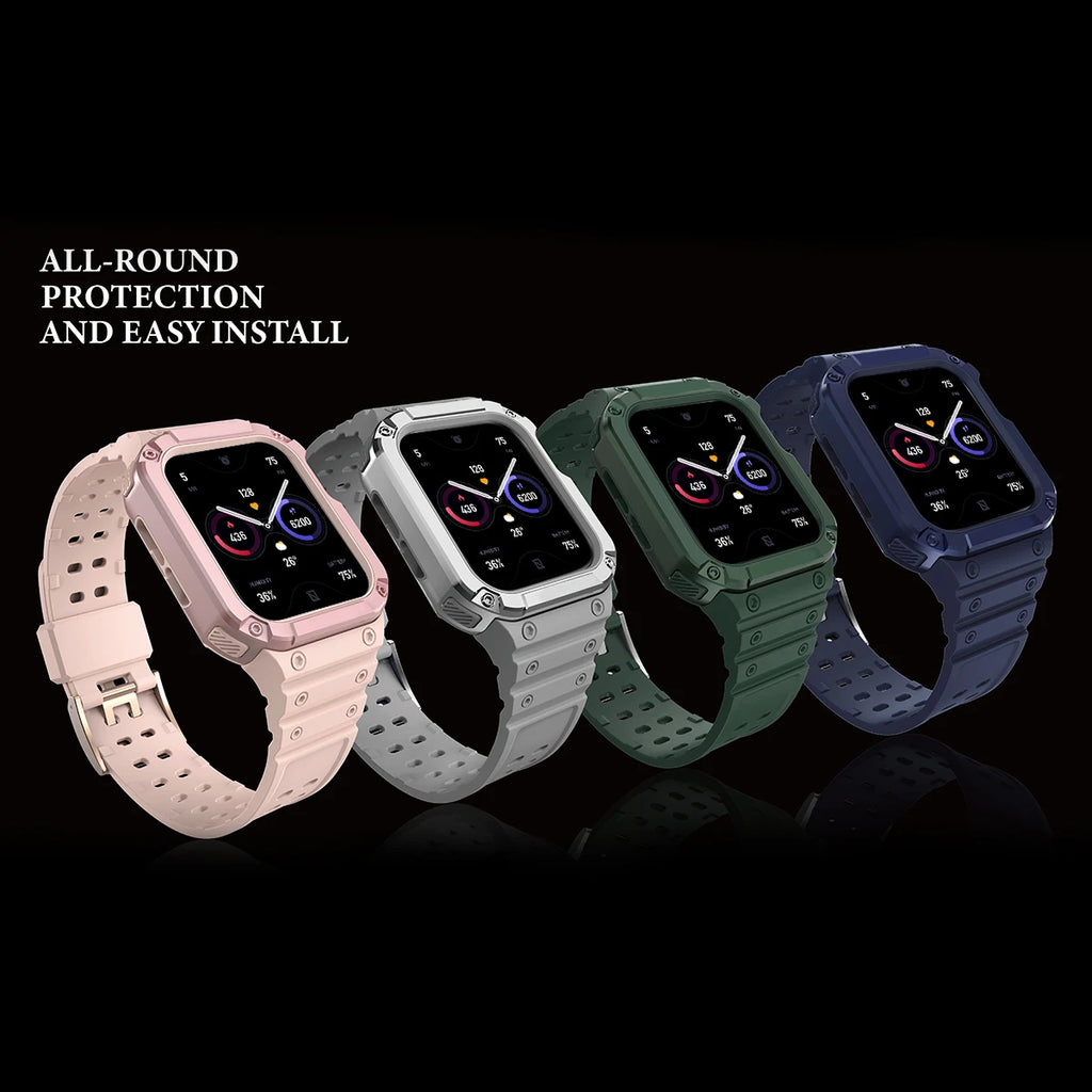 Band Case for Apple Watch 45mm nmm 49mm 44mm 41mm 40mm band TPU for Apple Watch Ultra 7 8 6 5 4 Wristband Sport band Accessories