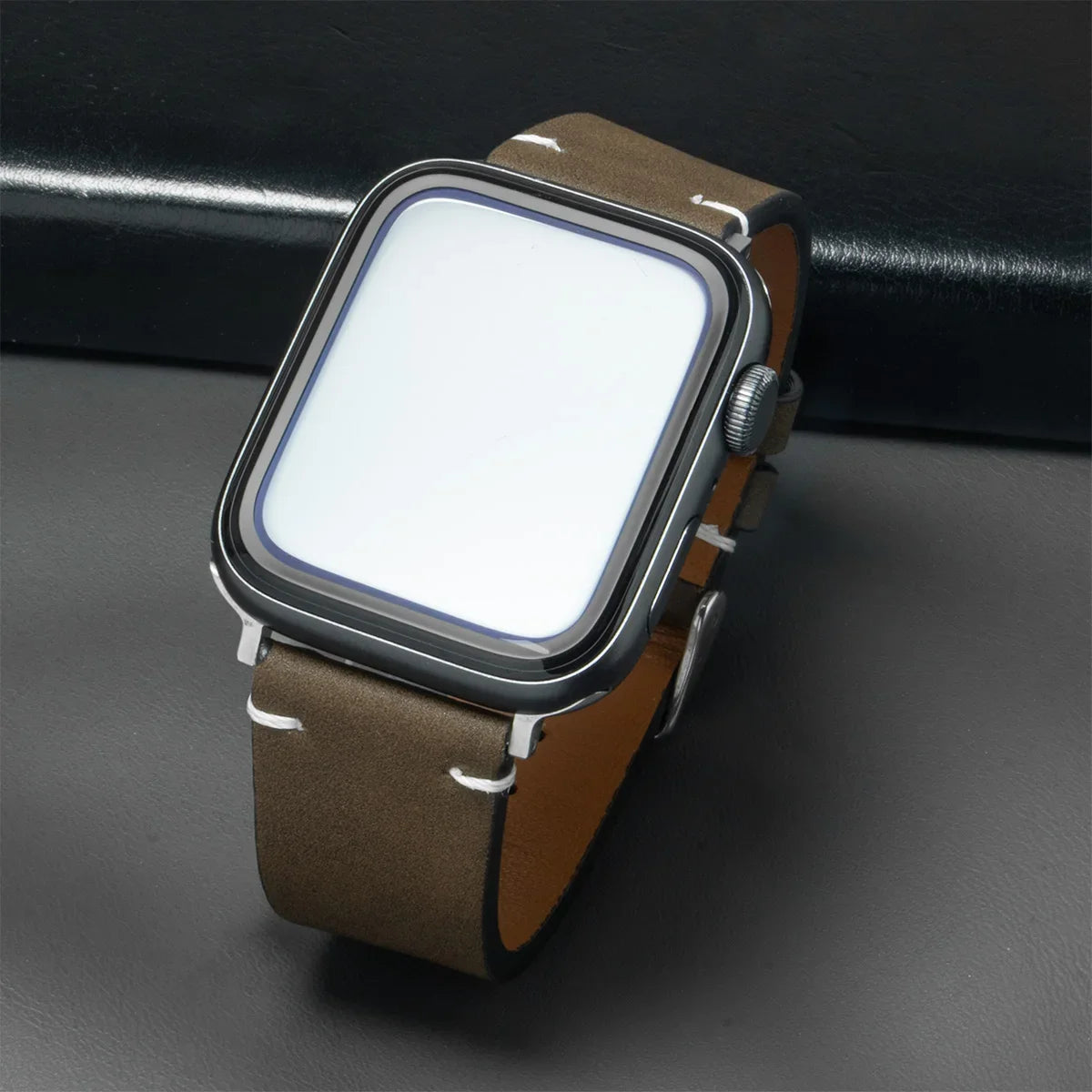 Leather band for Apple Watch band Ultra 2 49mm 46mm 42mm 45mm 44mm 42mm 40mm 41mm watch band for Apple Watch Series 10 9 8 7 6 SE 5 4