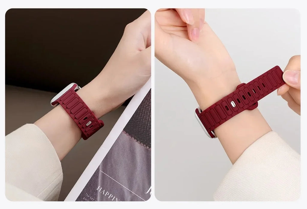 band For Apple Watch band 44mm 45mm Ultra 1 2 49mm 40mm 41mm 42mm 45mm 44mm Silicone band Apple Watch Series 10 9 8 SE 7 6 5 Band