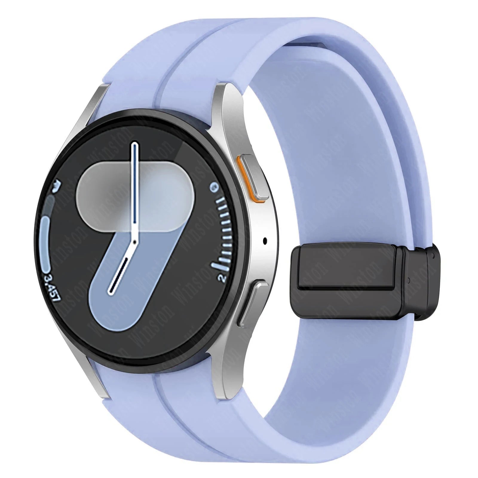 Magnetic Silicone Strap for Samsung Galaxy Watch 7 6 5 4 40mm 44mm 5Pro 45mm Band Bracelet for Galaxy Watch 6 4Classic 43mm 47mm