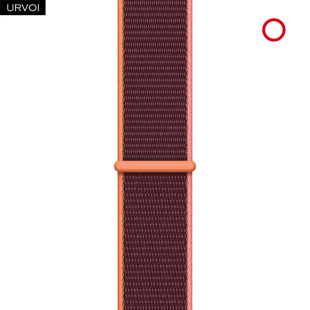 URVOI Sport Loop for Apple Watch Ultra 3 2 Series 11 10 9 8 SE3 Nylon loop for Apple Watch sport band 42mm 46mm breathabe hook fastener