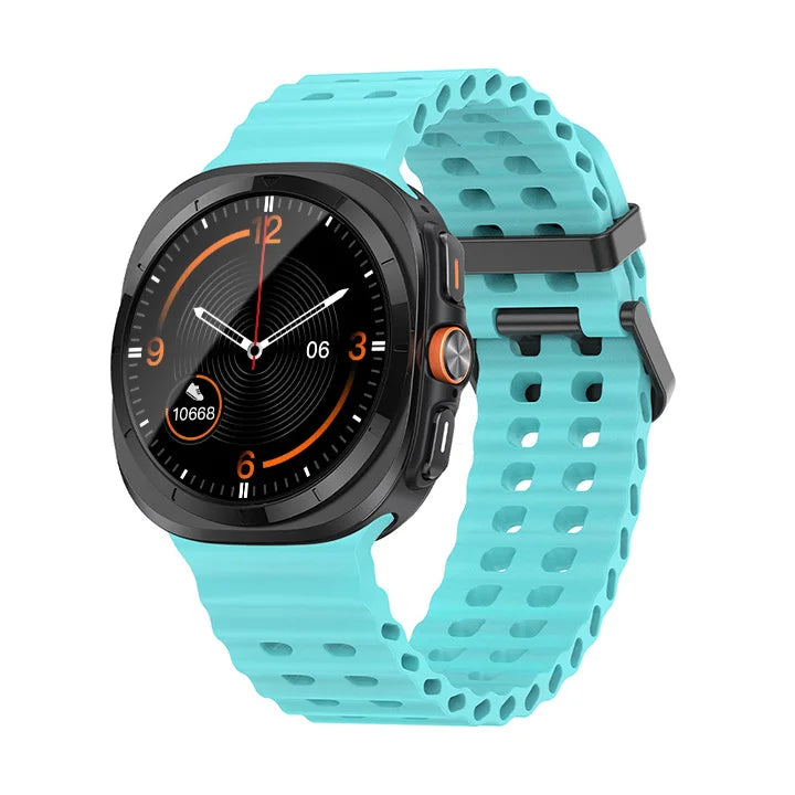 Silicone Breathable Strap For Samsung Galaxy Watch Ultra 47mm Marine Wristband Bracelet Galaxy Watch Ultra(2025) 47mm Watchband
