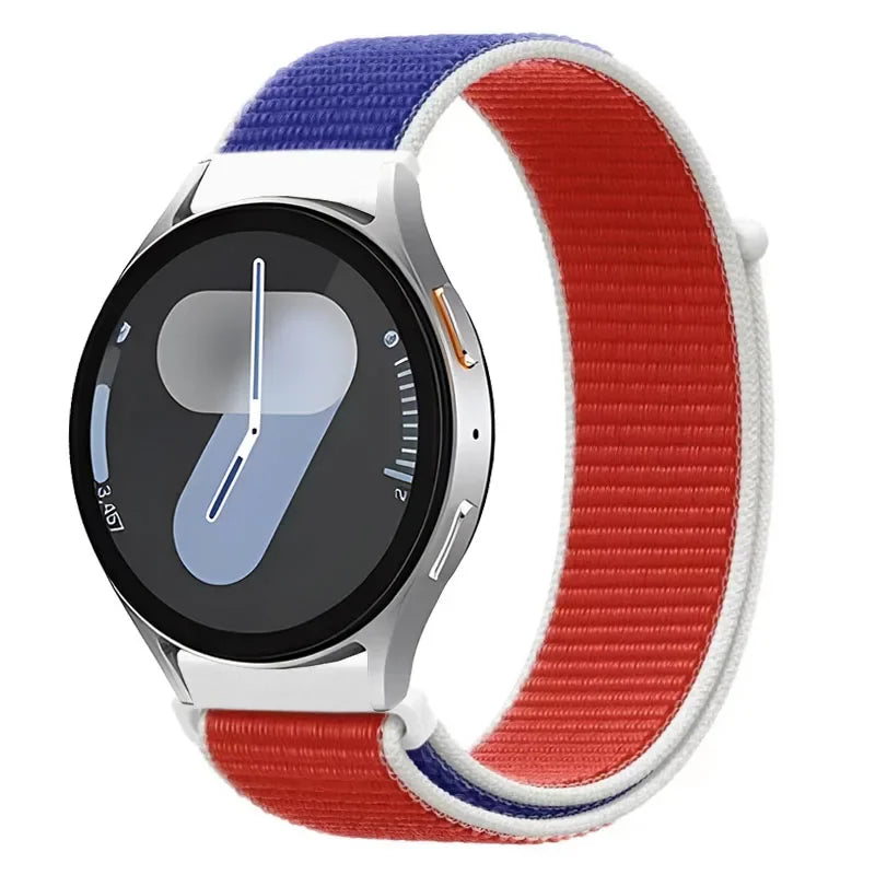 20mm 22mm Nylon Strap for Samsung Galaxy Watch 7/6/5/4 Huawei Watch 5/GT5/4/3 Pro 46mm Breathable Band for Garmin 970 965 955 55