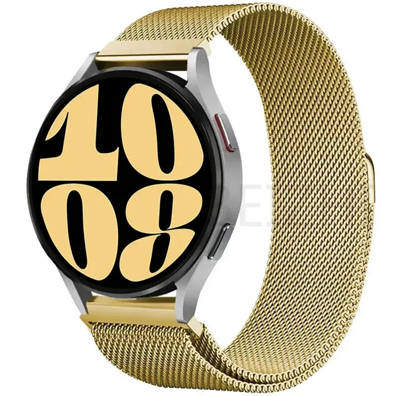 22mm 20mm band for Samsung Galaxy Watch 5-pro-6-4-Classic Milanese loop Metal magnetic starlight bracelet Huawei GT 4-3-2e strap