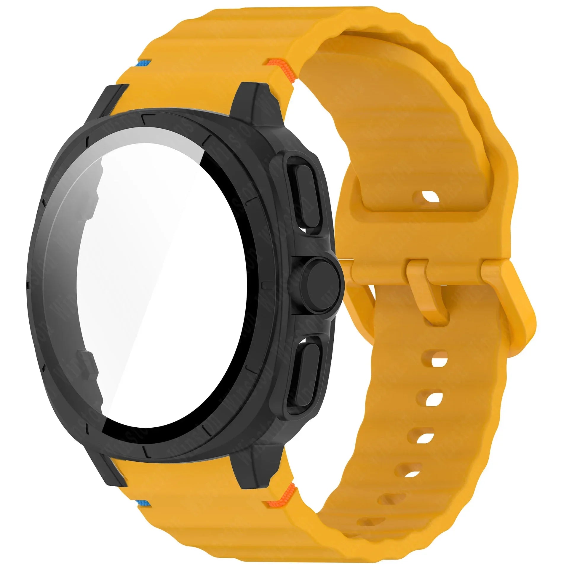 Case+Strap for Samsung Galaxy Watch 7 40mm 44mm Appearance Upgrade Ultra 47mm for Galaxy Watch 7 Sports silicone Bracelet