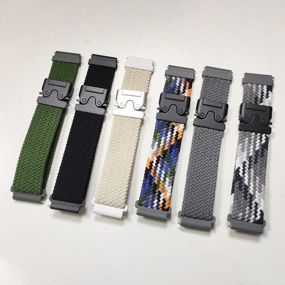 20mm 22mm Parachute Straps For Galaxy Watch Band 7/FE/6/5/pro/4/Classic/active 2/Gear s3 correa Bracelet Huawei watch GT 5 4 3 2