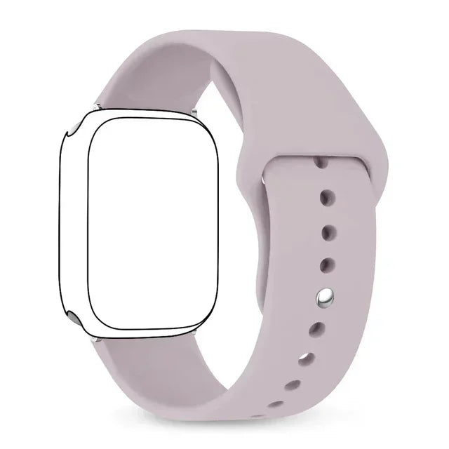 Silicone band For Apple Watch band 46mm 42mm 45mm 44mm 49mm 41mm 40mm 38mm band Apple Watch Series 10 9 8 Ultra 7 SE 3 4 6 Band