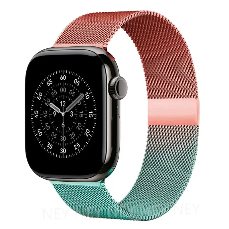 Milanese loop For Apple Watch band 38mm 45mm 44mm 40mm 41mm 42mm 46mm band Apple Watch Series 11 10 8 7 6 5 4 SE 9 Ultra 2 3 49mm