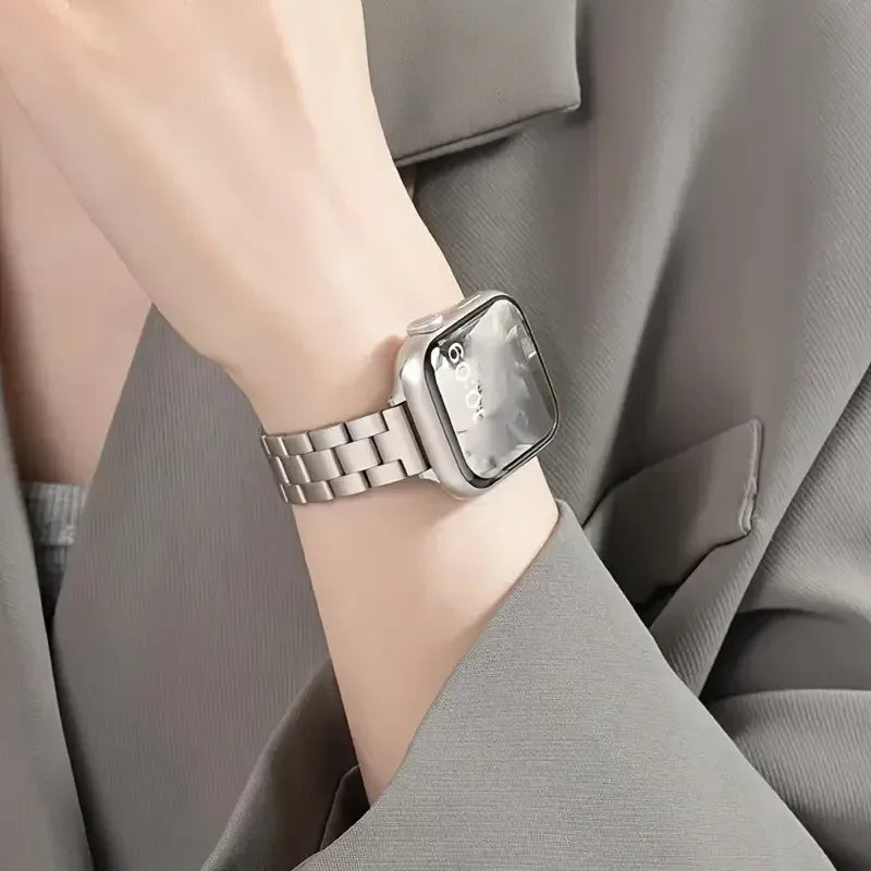 band For Apple Watch band 11 10 46mm 42mm Ultra 3 2 49mm 40mm 44mm 41mm metal Stainless Steel band Apple Watch Series 8 9 7 5 SE 6 4