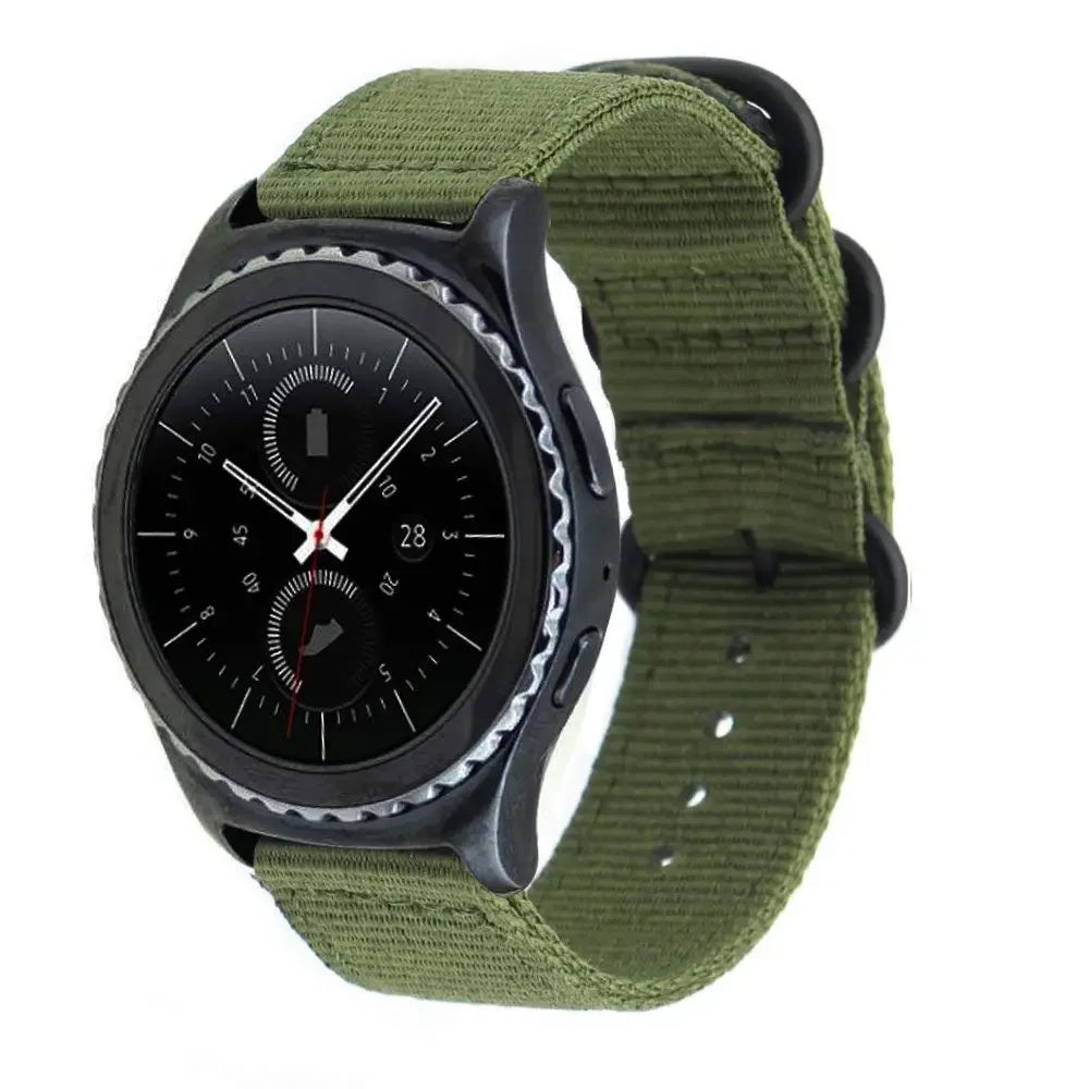 18mm 24 22mm 20mm Woven Nylon Watch Sport Strap Band For Samsung Galaxy 7 4 5 6 Gear S3 Classic Active 2 for Amazfit Fabric band