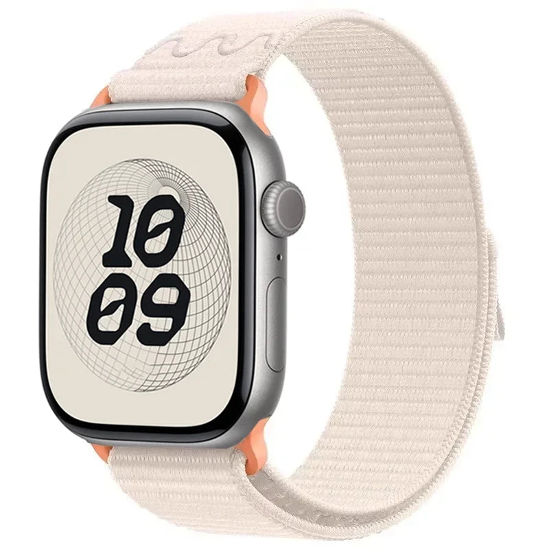 For Apple Watch band 49mm Series 11 10 9 8 7 6 5 4 SE Ultra 2 3 Stripe band 42mm 46mm 45mm 40mm 44mm 41mm Apple Watch Sport Nyon Loop