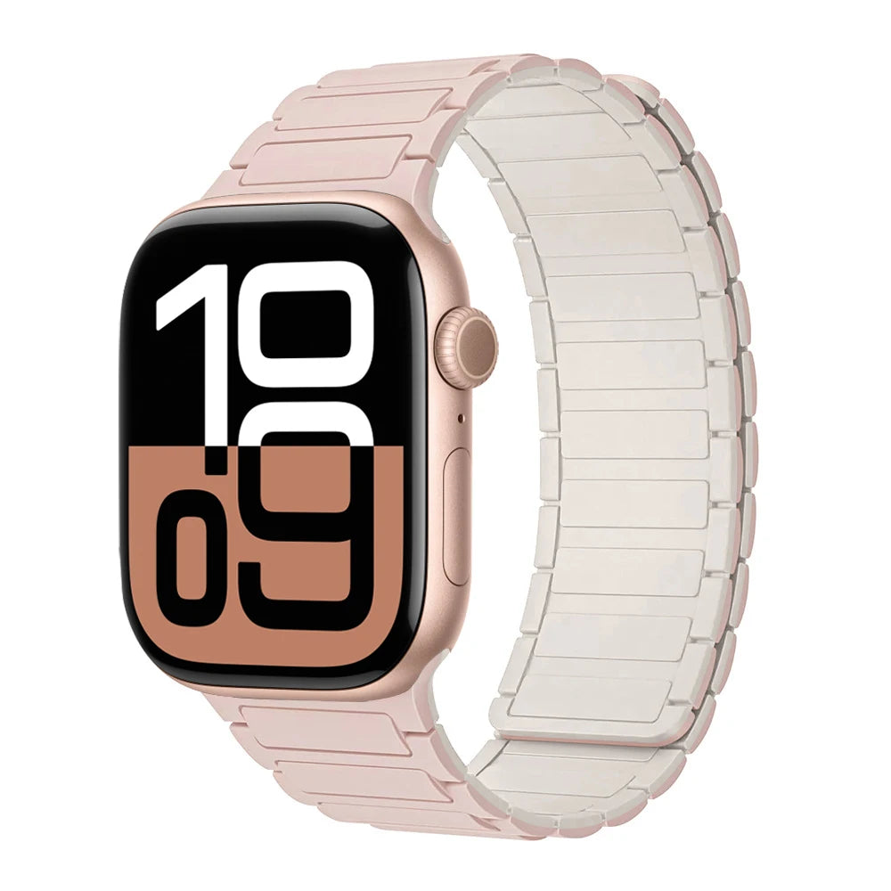 Magnetic Loop band for Apple Watch band 46mm 44mm 40mm 45mm 41mm 42mm Silicone band Apple Watch Series 11 10 9 8 7 6 SE Ultra 3