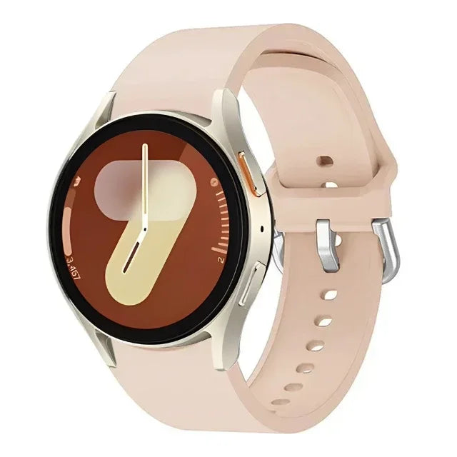 Original Silicone Strap For Samsung Galaxy Watch 7/6/5/4 44mm 40mm 5 Pro Sports Bracelet Galaxy Watch 6 4 Classic 47mm 43mm Band