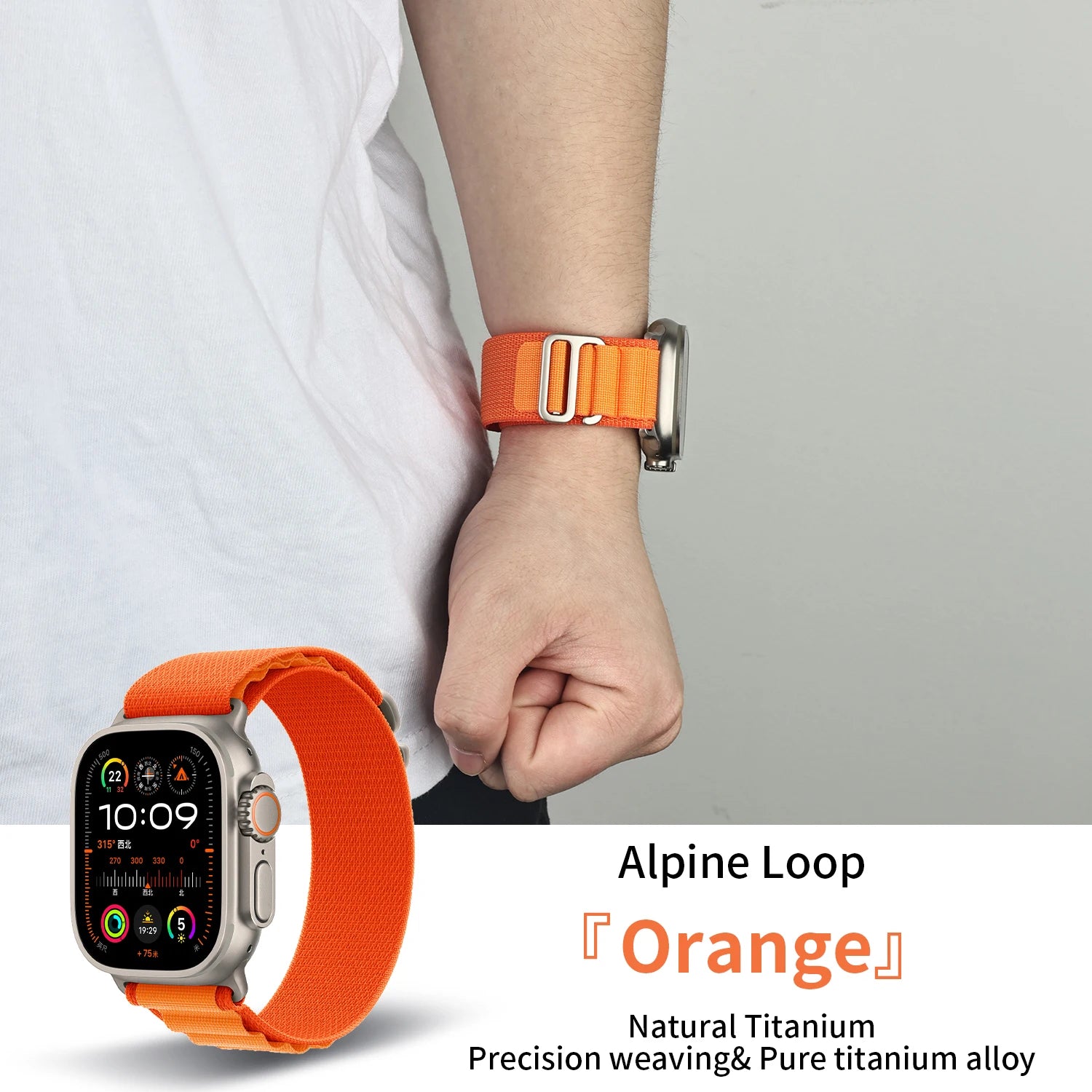 2025 New Suitable for Apple Watch High Quality Nylon band Alpine Loop For Watch Series 10 9 8 7 Ultra 2 band Apple Watch 49mm 46mm