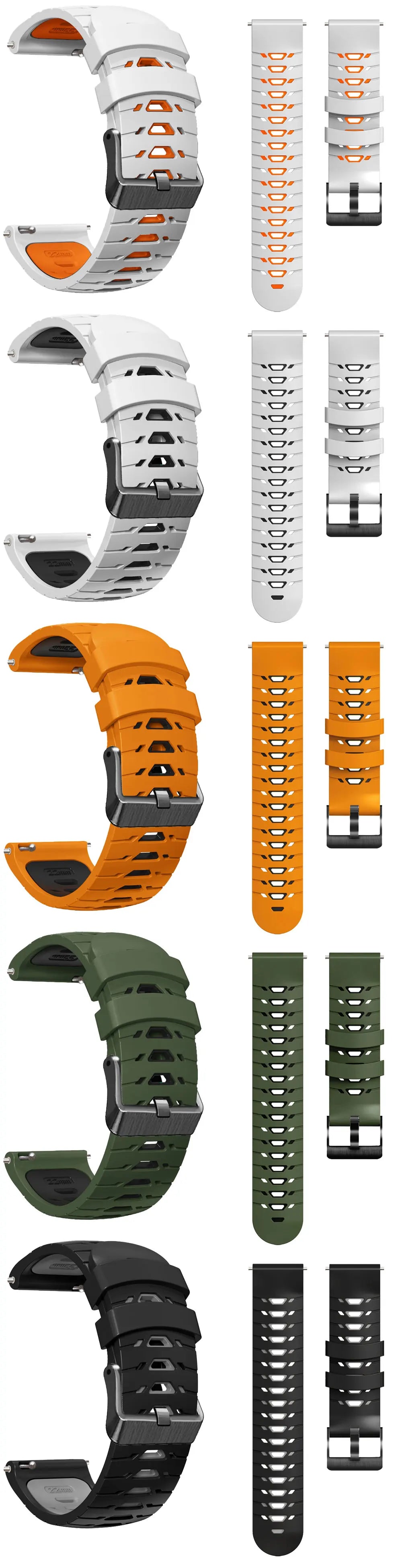 22mm Silicone Band For Samsung Galaxy Watch 3 45mm 46mm Strap Gear S3 Frontier Classic Smartwatch Watchband Replacement Bracelet