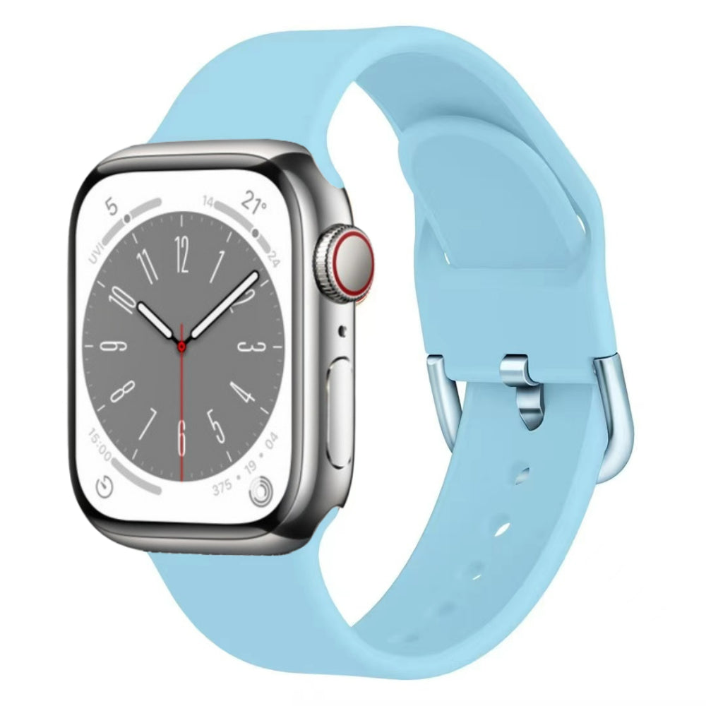 Silicone band for Apple Watch band 46mm 42mm 45mm 41mm 44mm 46mm band Wristband Apple Watch Series 10 9 8 7 6 5 SE Ultra 2 49mm