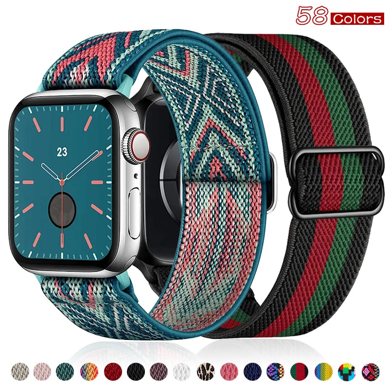 Scrunchie band for Apple Watch band watch band Correa 44mm SE Apple Watch Series 9 6 7 8 41mm 45mm 40mm 49mm Ultra 2 Belt