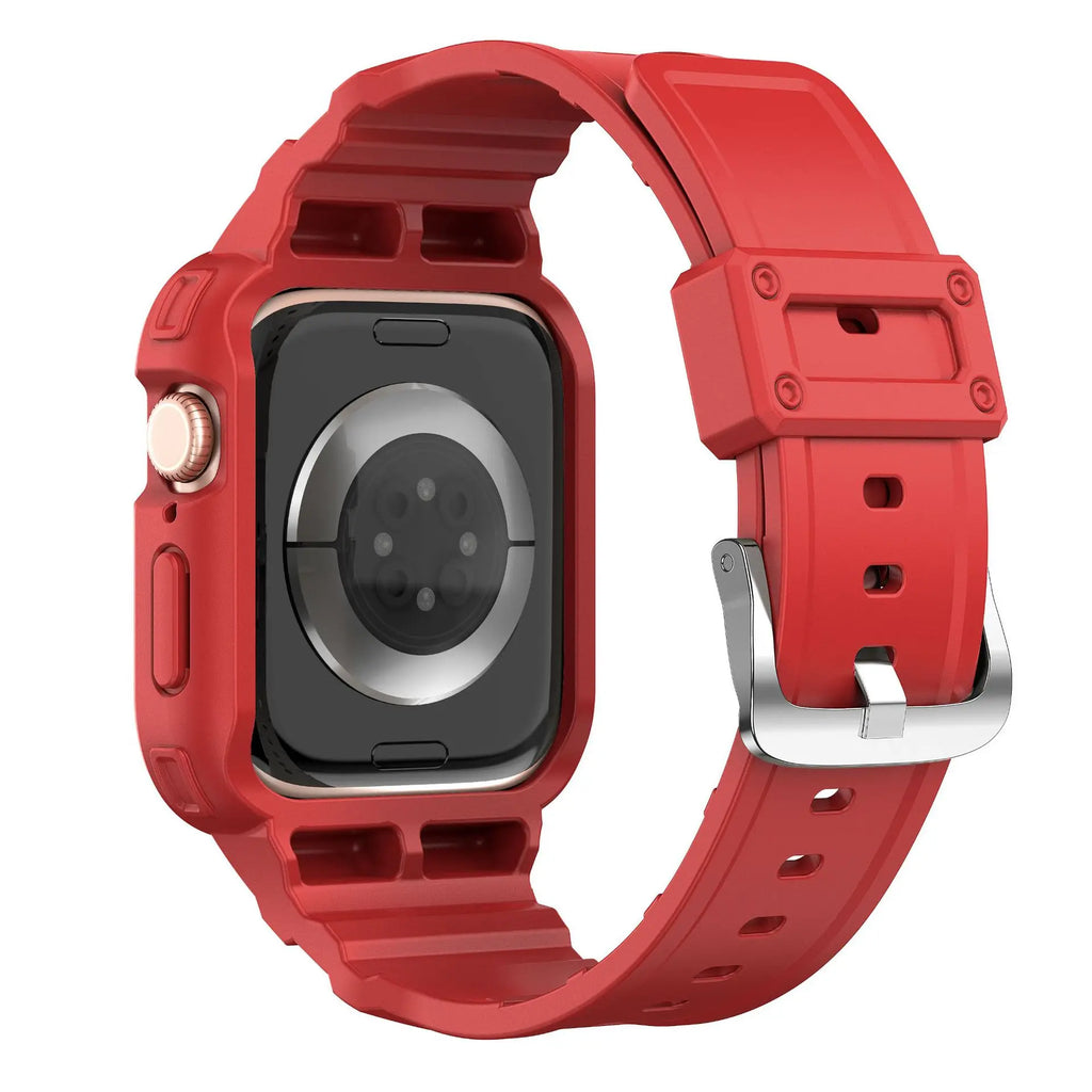 TPU Case + band For Apple Watch band 46mm 42mm 45mm 41mm 40mm 44mm Bumper band watch band for Apple Watch Series 10 9 8 7 6 SE 4