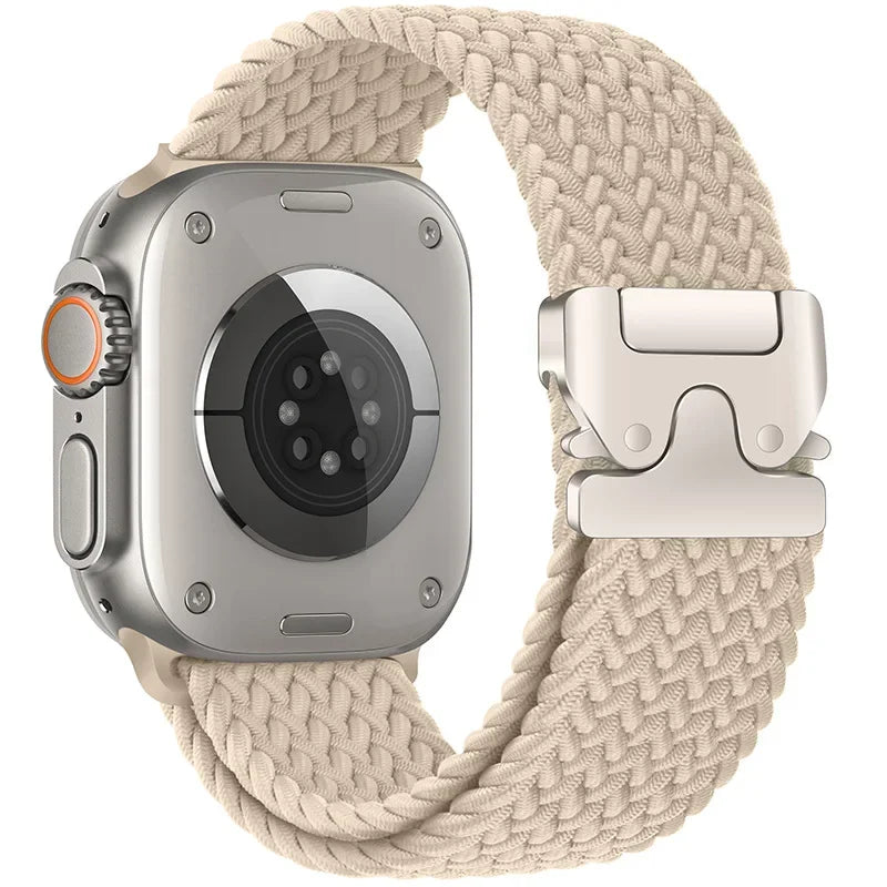 Braided Solo Loop band For Apple Watch Ultra 2 band 49mm 44mm 45mm 46mm 40mm 41mm 42mm band Apple Watch Series 10 9 SE 8 7 6 5 4