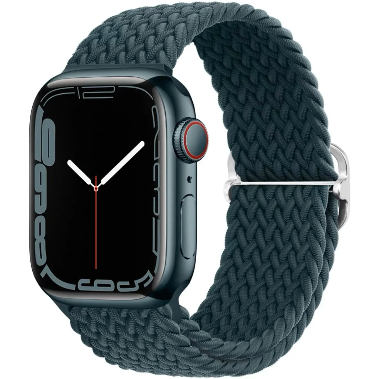 Braided Loop For Apple Watch band 49mm 44mm 45mm 41mm 42mm 38mm 40mm Elastic Solo band Apple Watch Ultra Series 7 SE 3 6 8 Band