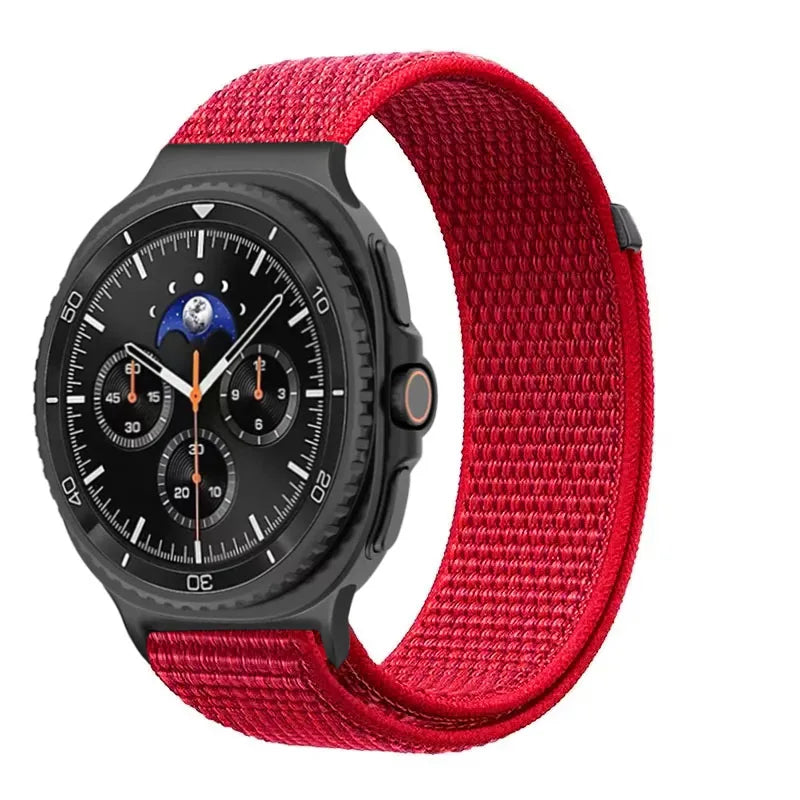 Official Nylon Strap For Samsung Galaxy Watch 8 40mm 44mm Metal Connecting Wristband Bracelet Samsung Galaxy 8 Classic 46mm Band