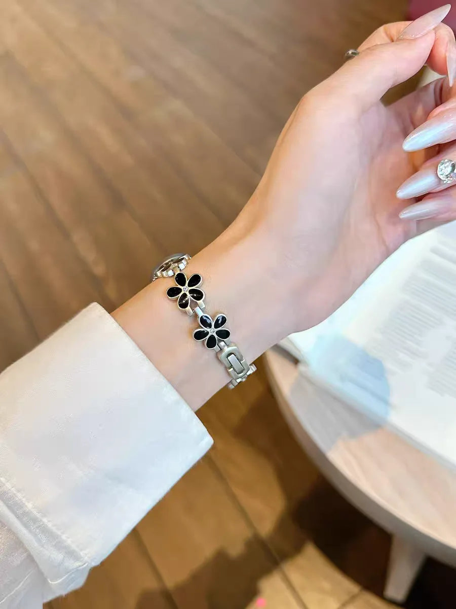 New 20mm 22mm 18mm Flower bracelet Link Strap For Samsung Galaxy Watch 7 FE 5 Pro 4 6 classic band 44mm 40mm sport correa loop