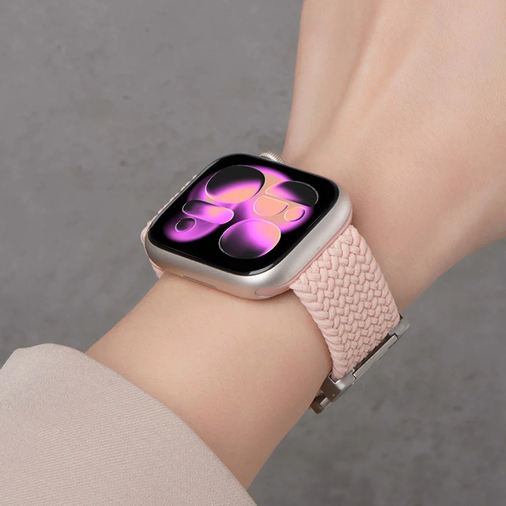 For Apple Watch Ultra 3 2 49mm 46mm 44mm 45mm 42mm 40mm 41mm Braided and Solo Loop Parachute button band Series 11 10 9 SE 8 7 6 5