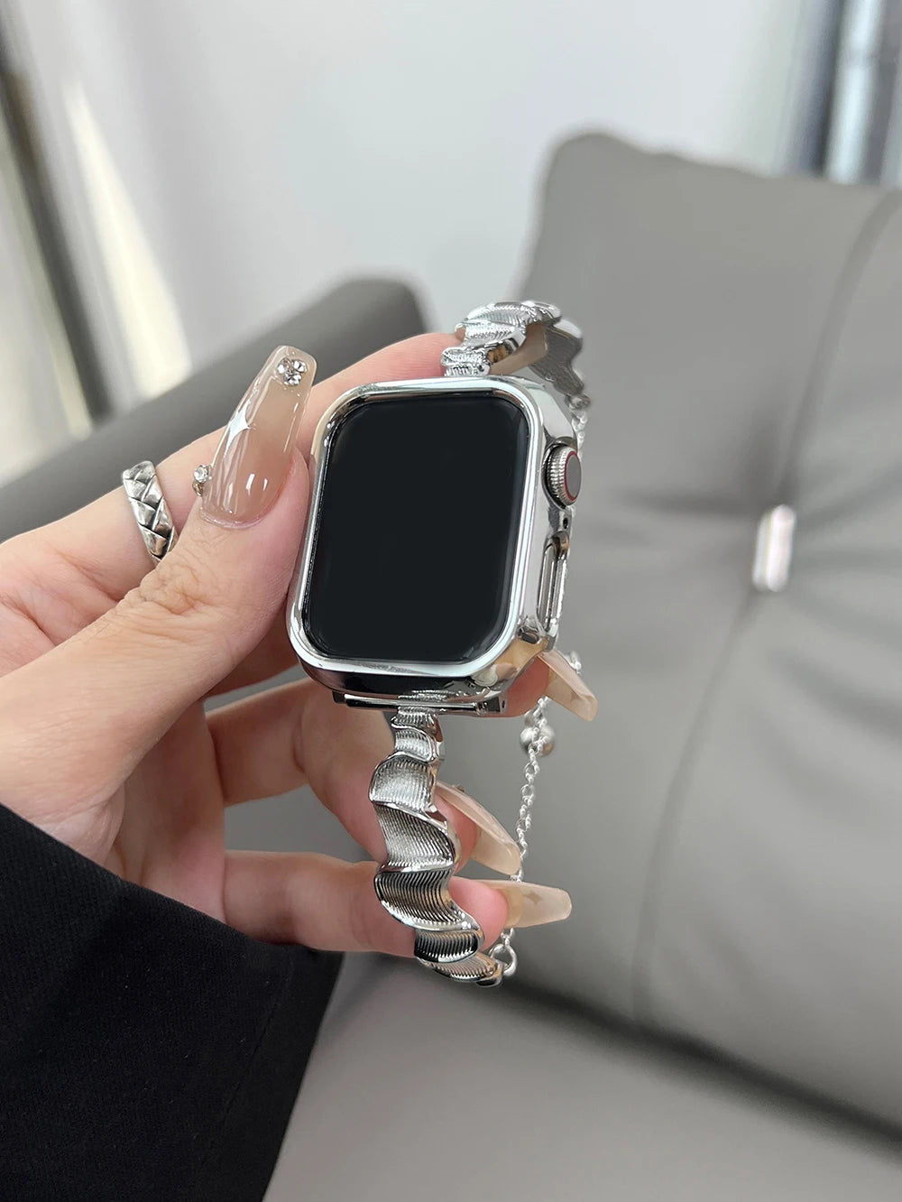 Women metal band for Apple Watch 10 Ultra 46mm 9 8 7 band 42mm 45mm 41mm Belt band Apple Watch Series 6 SE 40mm 44mm 49mm Watchband
