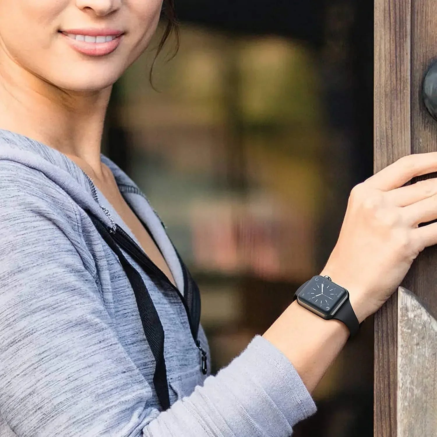 Slim band for Apple Watch band 44mm 40mm 38mm 42mm Ultra 49mm Silicone band correa Apple Watch Series 6 SE 5 4 3 7 8 45mm 41mm