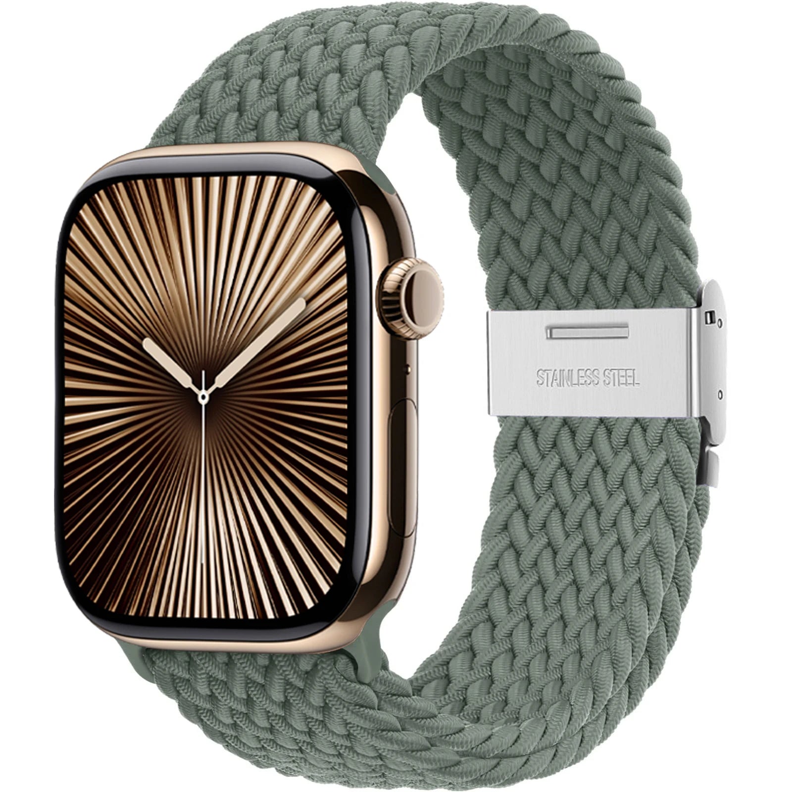 band For Apple Watch band 46mm 45mm 44mm 49mm 40mm 41mm 42mm Braided loop correa band Apple Watch Series 10 8 9 7 5 SE 6 4 Ultra