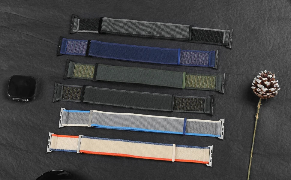 Trail Loop For Apple Watch band Ultra 2 49mm 44mm 40mm 41mm 45mm 38mm Nylon Armband Ankle band Apple Watch Series 9876 SE S10 42mm 46mm