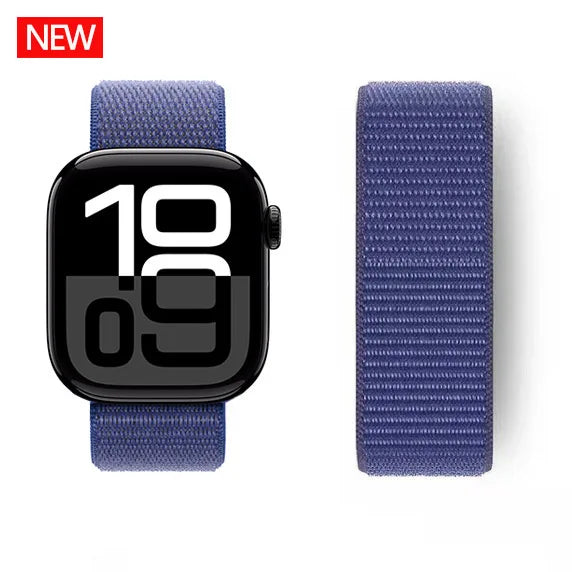 Nylon loop Correa For Apple Watch band 45mm 44mm 46mm 40mm 49mm 41mm 42mm 38mm band Apple Watch Series 6 SE 7 8 9 10 Ultra 2 bands