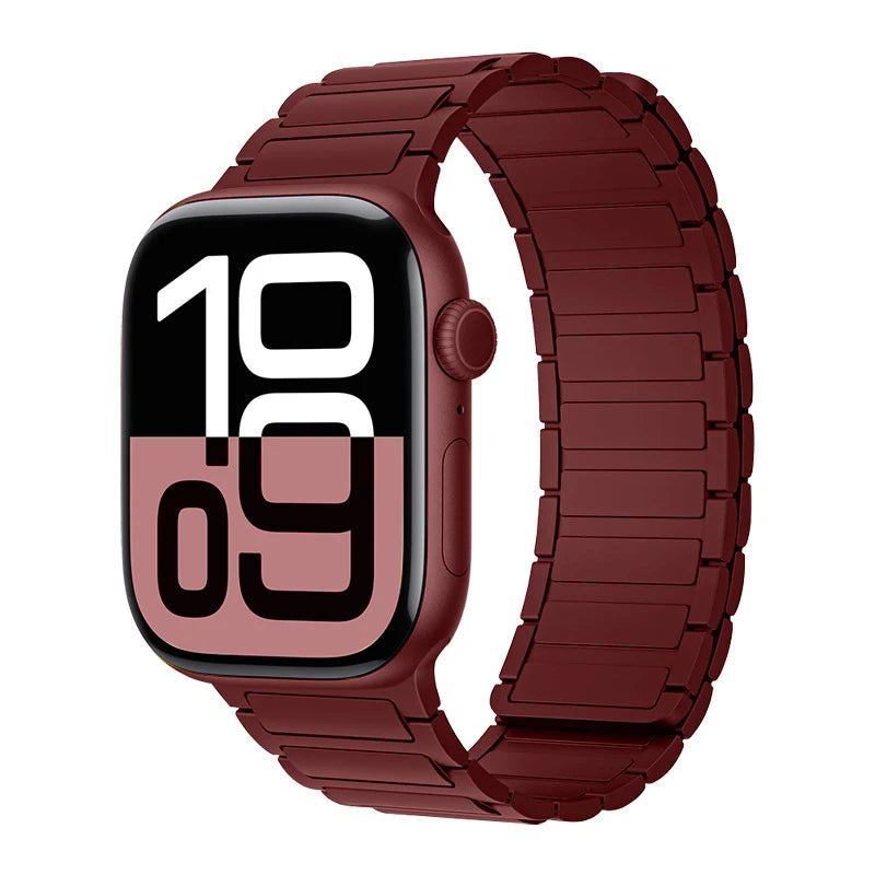 Magnetic Silicone band for Apple Watch Ultra 3 2 49mm 46mm 42mm 45mm 44mm 40mm 41mm band Apple Watch Series 11 10 9 8 7 6 SE band