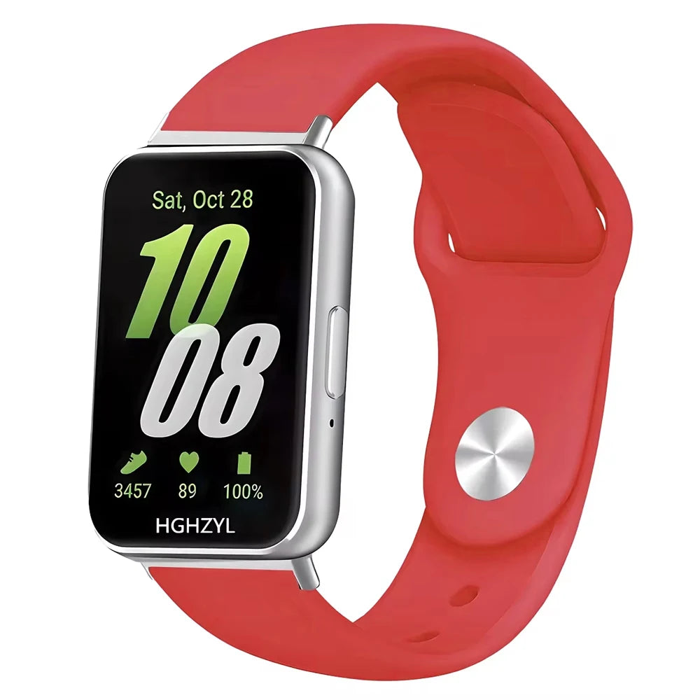 Sport Strap For Samsung Galaxy Fit 3 strap Bracelet Silicone Correa For Galaxy Fit 3 Band Accessories Replacement Watchband Belt