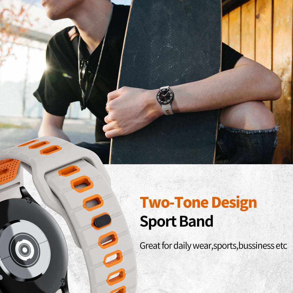 No Gaps Silicone Strap for Samsung Galaxy Watch 7 FE 6 4 Classic 5 Pro 40mm 44mm 42mm 46mm 47mm 43 Bracelet galaxy watch 7 band