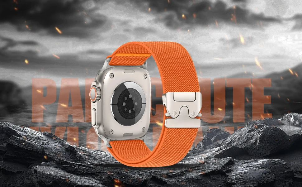 Parachute band For Apple Watch Ultra 2 band 49mm 45mm 46mm 44mm 42mm 40mm 41mm correa band Apple Watch Series 10 9 8 7 6 3 SE