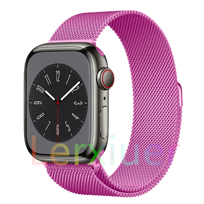 Milanese Loop band For Apple Watch band 11 42mm 46mm 44mm 40mm 41mm 45mm 49mm bands Apple Watch Series 10 9 8 7 6 Se3 Ultra 3 2