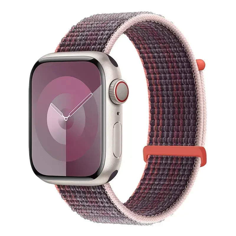 Nylon Loop band For Apple Watch 11 10 9 8 7 46mm 45mm 42mm 41mm Ultra 3 2 49mm Braided band Apple Watch 6 5 4 SE3 44mm 40mm Belt