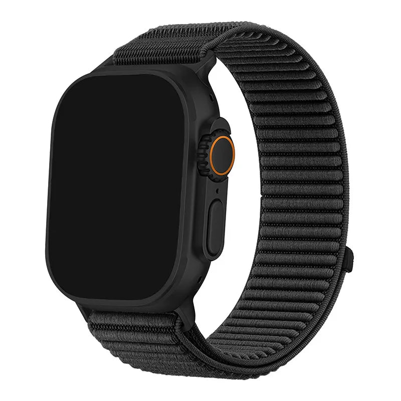 Nylon Braided Sport band For Apple Watch band 10 42mm 46mm band for Apple Watch 9 8 7 6 5 4 SE Ultra 2 49mm 46mm 45mm 44mm 42mm 41mm 40mm 38