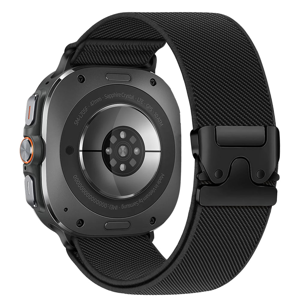 Parachute Strap For Samsung Galaxy Watch Ultra Band 47mm stretch Nylon correa pulseira Bracelet for Galaxy Watch 7 ultra Strap