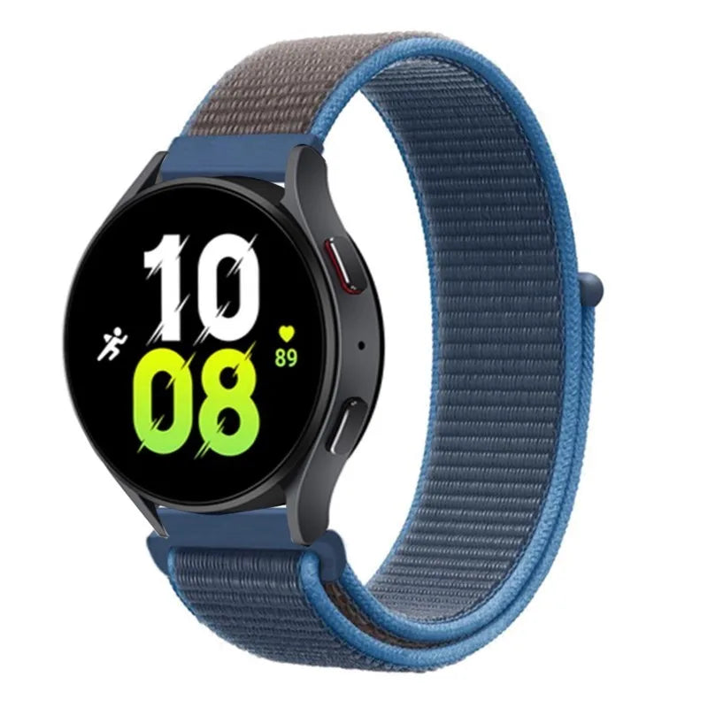 Nylon loop For Samsung Galaxy Watch 6 5 Pro/4/classic/gear s3 frontier/active Sport Bracelet Huawei watch gt2 3 22mm 20mm Strap