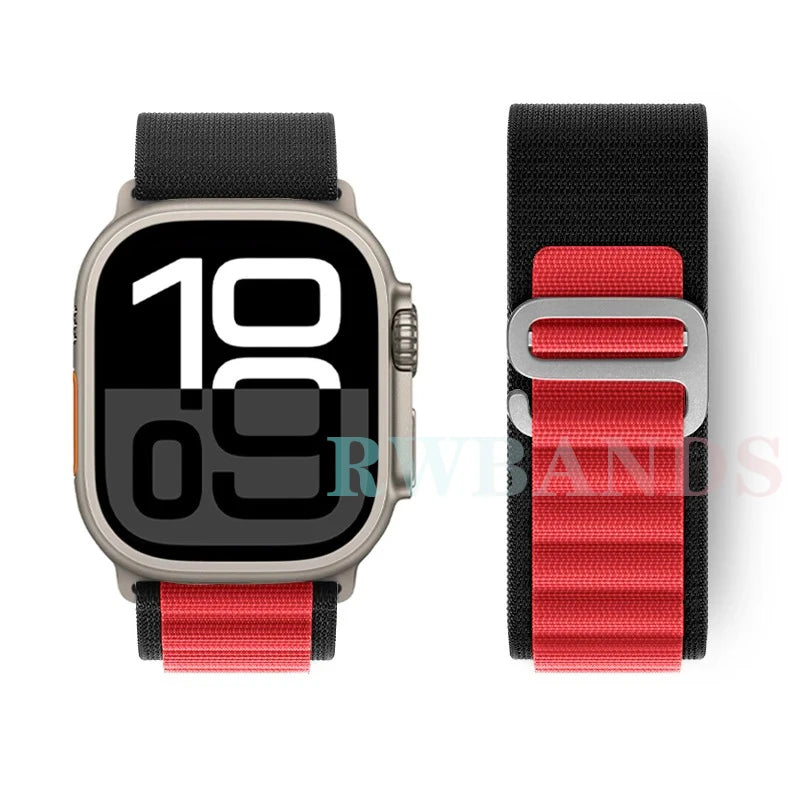 Alpine Loop band for Apple Watch Ultra 3 band 49mm 46mm 45mm 44mm 42mm 41mm 40mm Correa band Apple Watch Series 11 10 SE 9 8 7 6