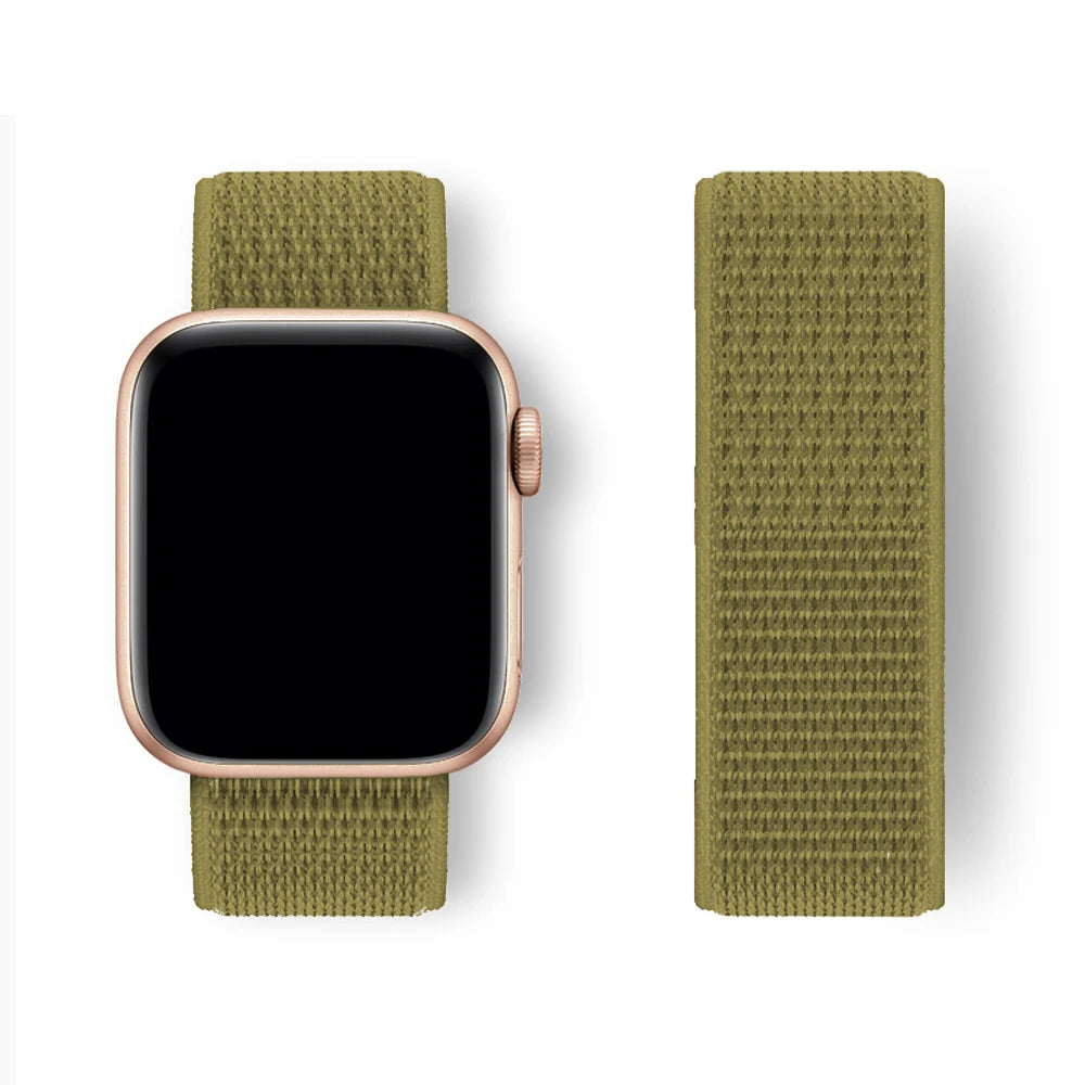 band For Apple Watch 11 band 10 8 9 7 6 5 SE Ultra 3 49mm 46mm Apple Watch 44mm 42mm 45mm 41mm 40mm Sport Loop band Correa wristband