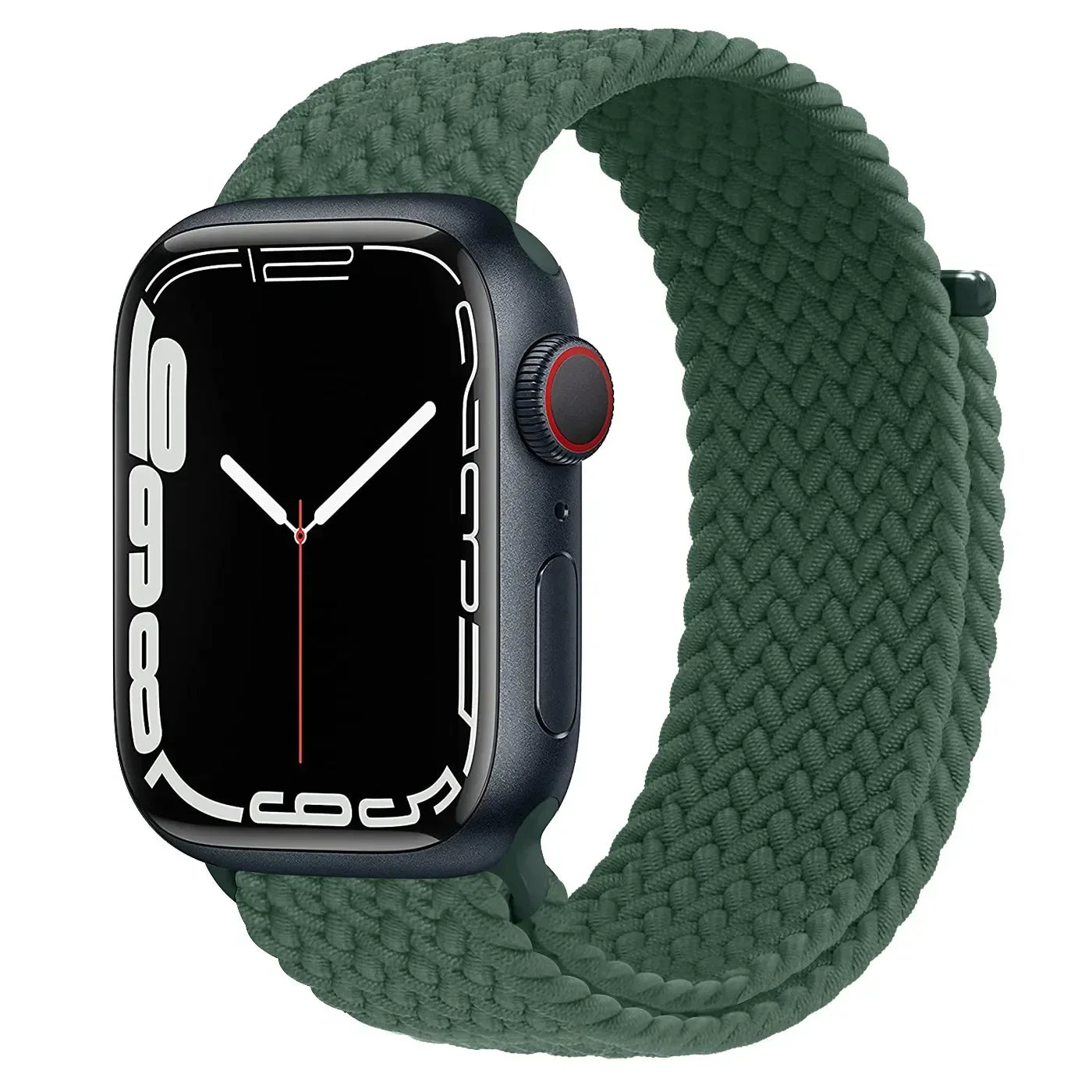 Braided Solo Loop For Apple Watch band 44mm 40mm 45mm 41mm 42mm Ultra 2 49mm correa band Apple Watch Series 9 7 3 5 SE 6 8 band