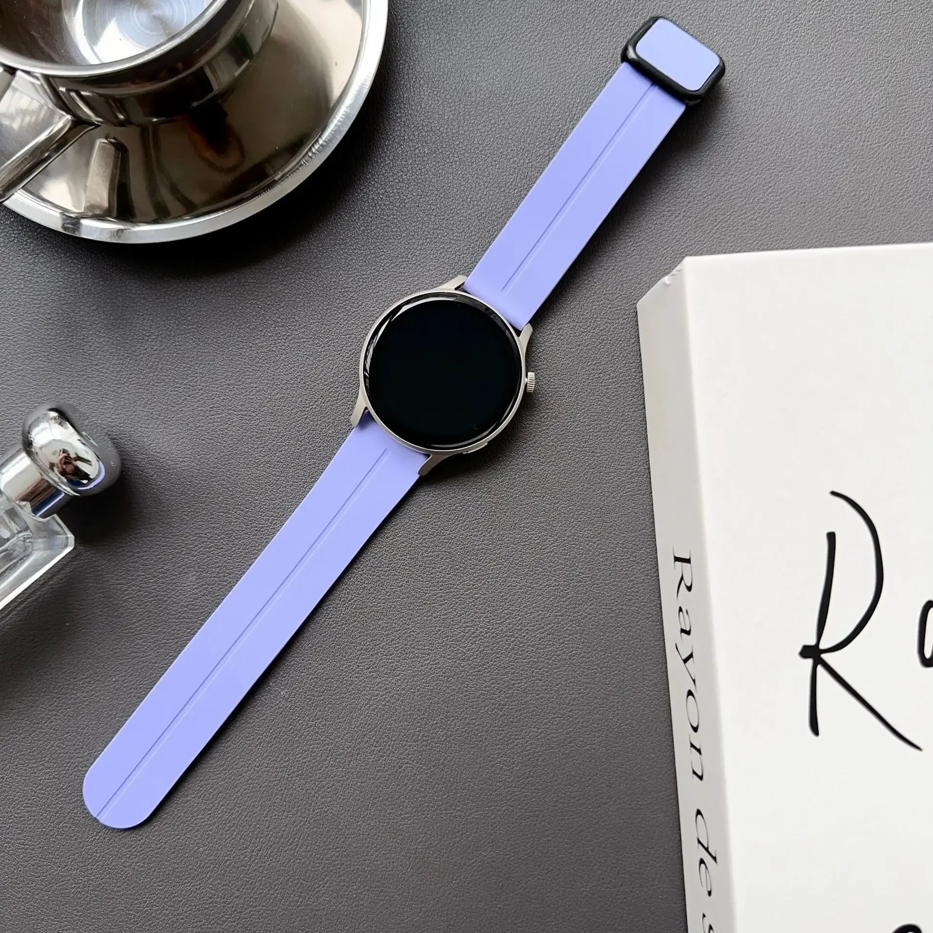 20mm 22mm Magnetic Strap for Samsung Galaxy Watch 6 5 4 5Pro 6 4 Classic 43 47mm Silicone Bracelet for Huawei Watch GT4 4Pro GT3