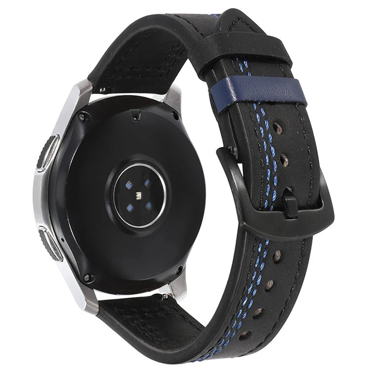 Leather band for Samsung Galaxy watch 6 strap 6classic/5/pro/4/Active 2 20mm 22mm bracelet Huawei Watch GT 2/2e/3/pro watchbands