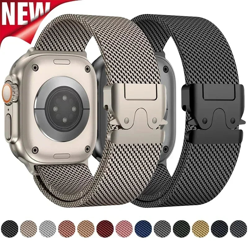 NEW Milanese band for Apple Watch Series S10 46mm 42mm Ultra 2 49mm 44mm 45mm 41mm 40mm Loop band Apple Watch S10 9 7 8 4 5 6 SE