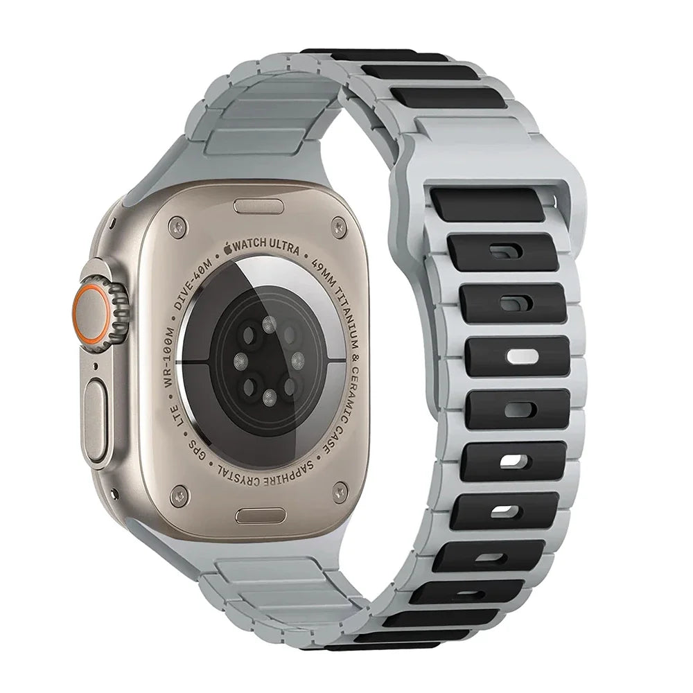 Silicone band for Apple Watch 10 band 46mm 45mm 44mm 49mm 42mm 40mm 38mm correa band Apple Watch Series 9 8 7 6 5 SE Ultra 2 band