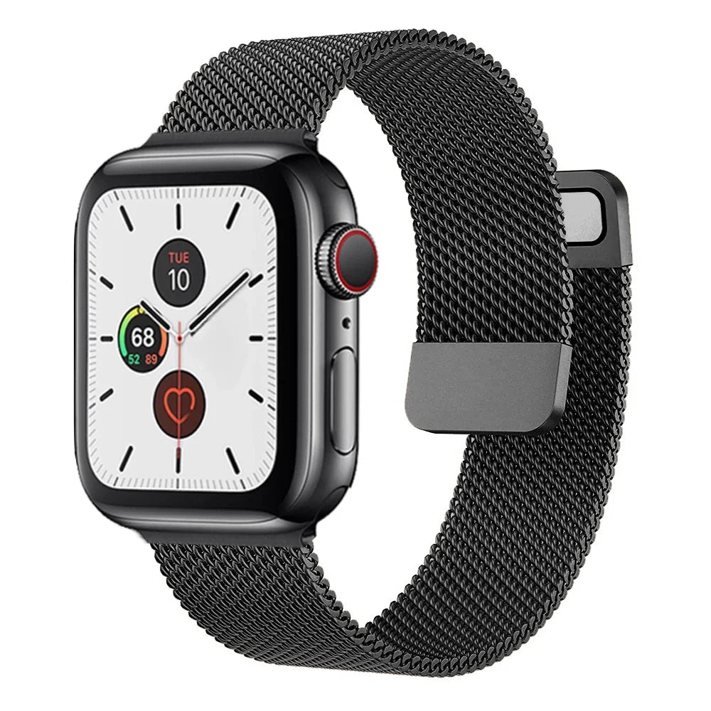 Milanese band For Apple Watch S10 46mm 42mm Ultra 2 49mm Magnetic band For Apple Watch Series 9 7 8 5 6 SE 44mm 45mm 41mm 40mm
