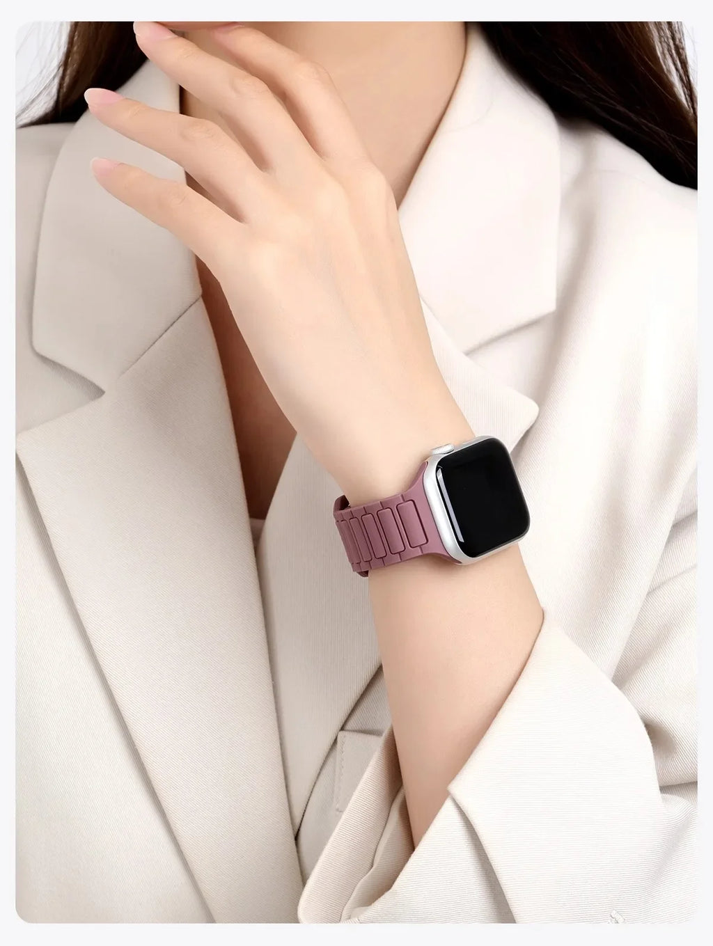 band For Apple Watch band 44mm 45mm Ultra 1 2 49mm 40mm 41mm 42mm 45mm 44mm Silicone band Apple Watch Series 10 9 8 SE 7 6 5 Band